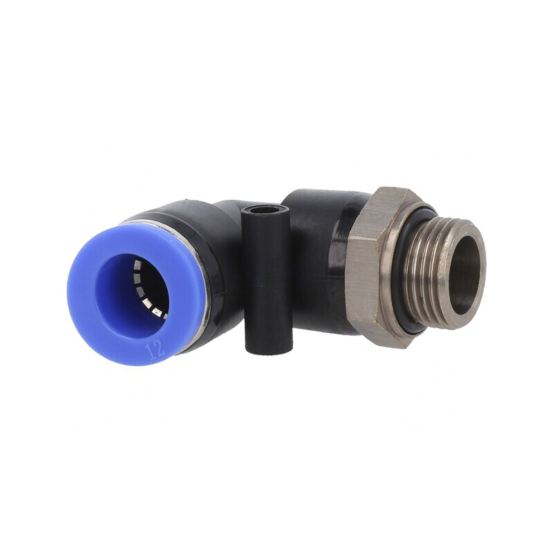 Racord Push-in Unghi PBT G 3/8 15bar 60°C | Electronic-mag.ro | Componente Electronice