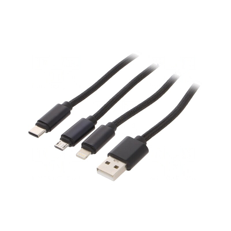 Cablu USB 2.0 1m Negru Cablexpert | Electronic-mag.ro | Componente Electronice