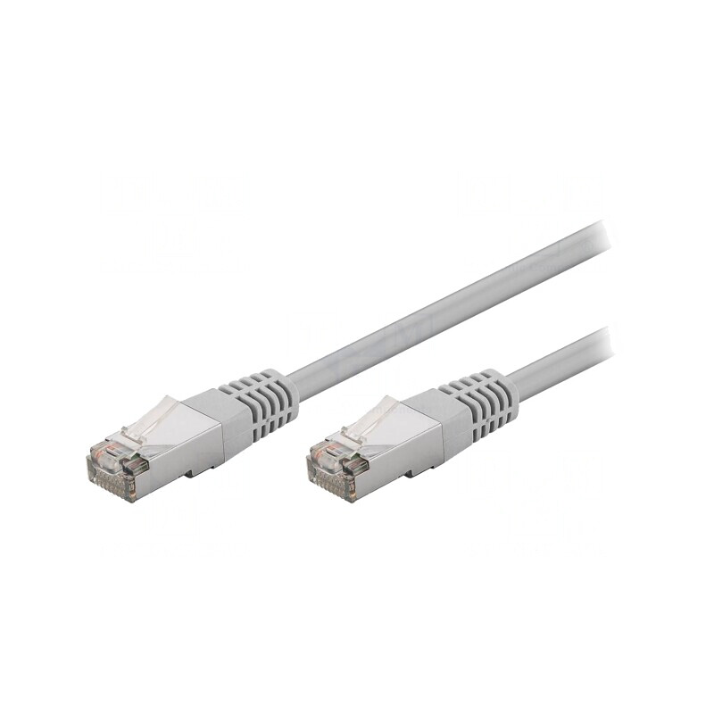 Patch Cord Ethernet F/UTP Cat5e 10m Gri | Electronic-mag.ro | Componente Electronice