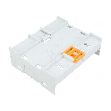 Bază Carcasă 90mm ABS Gri Serie EH 90 FLAT | Electronic-mag.ro | Componente Electronice