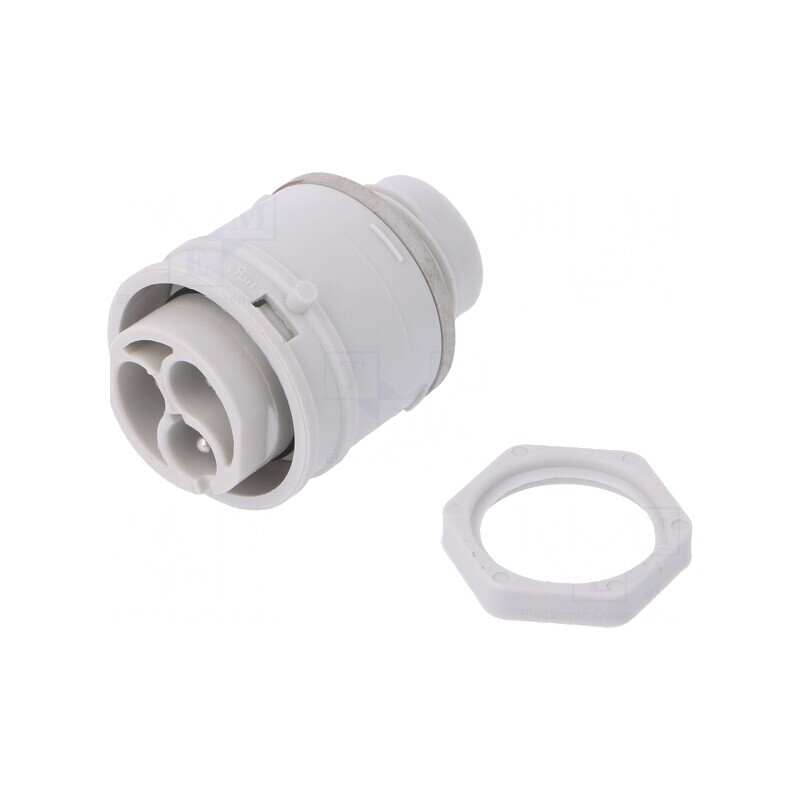 Conector Alimentare AC Push-In 16A 250V 0,5-2,5mm2 Tată | Electronic-mag.ro | Componente Electronice