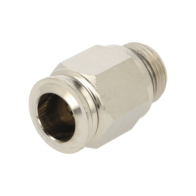 Racord Push-in Alamă Nichelată 3/8" 20bar | Electronic-mag.ro | Componente Electronice