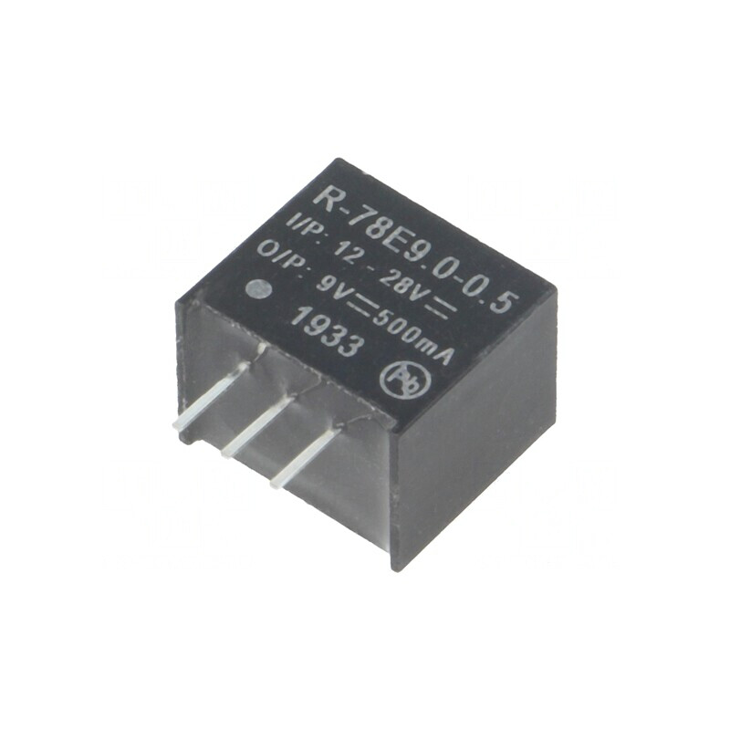 Convertor DC/DC 12-28V la 9V 0.5A 4.5W SIP3 | Electronic-mag.ro | Componente Electronice