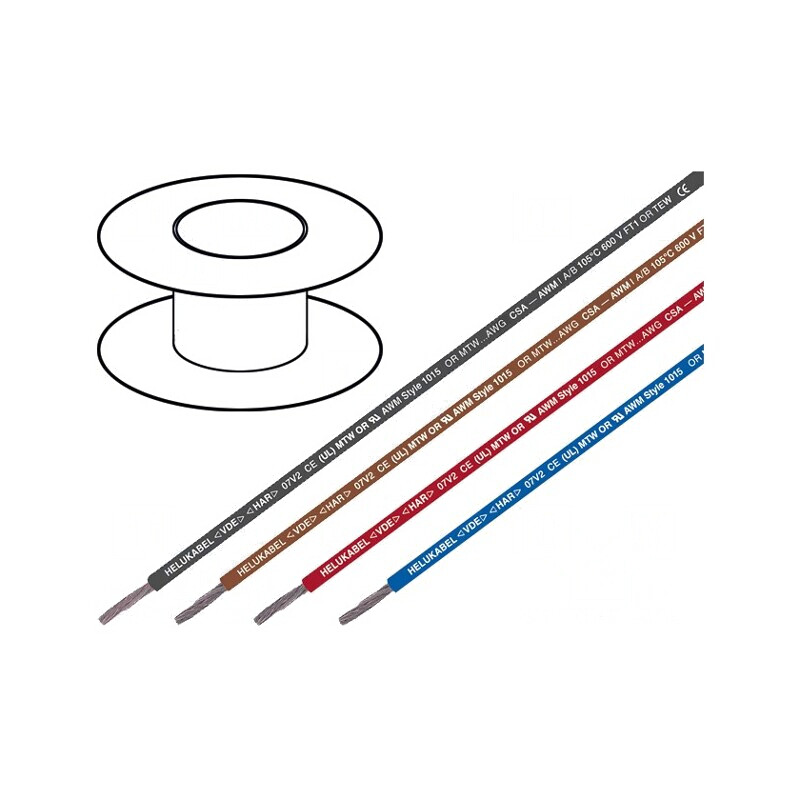 Cablu Electric Litat Cu 6mm2 PVC Alb 450V/750V | Electronic-mag.ro | Componente Electronice