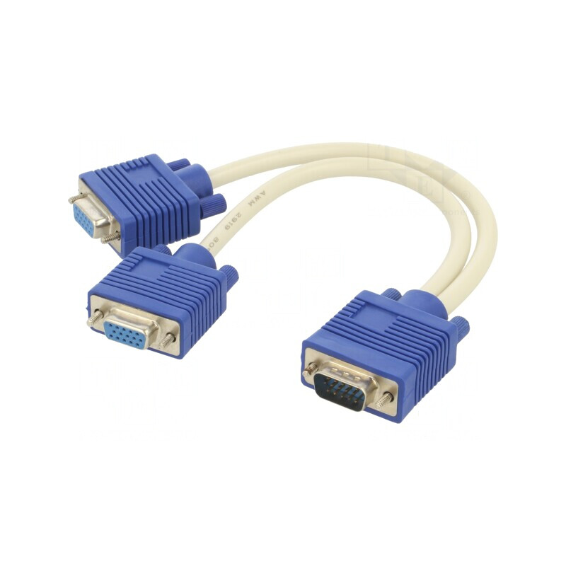 Cablu VGA 15pin Dual Soclu la Mufă 0,2m Bej | Electronic-mag.ro | Componente Electronice Cablu VGA 15pin Dual Soclu la Mufă 0,2m Bej | Electronic-mag.ro | Componente Electronice