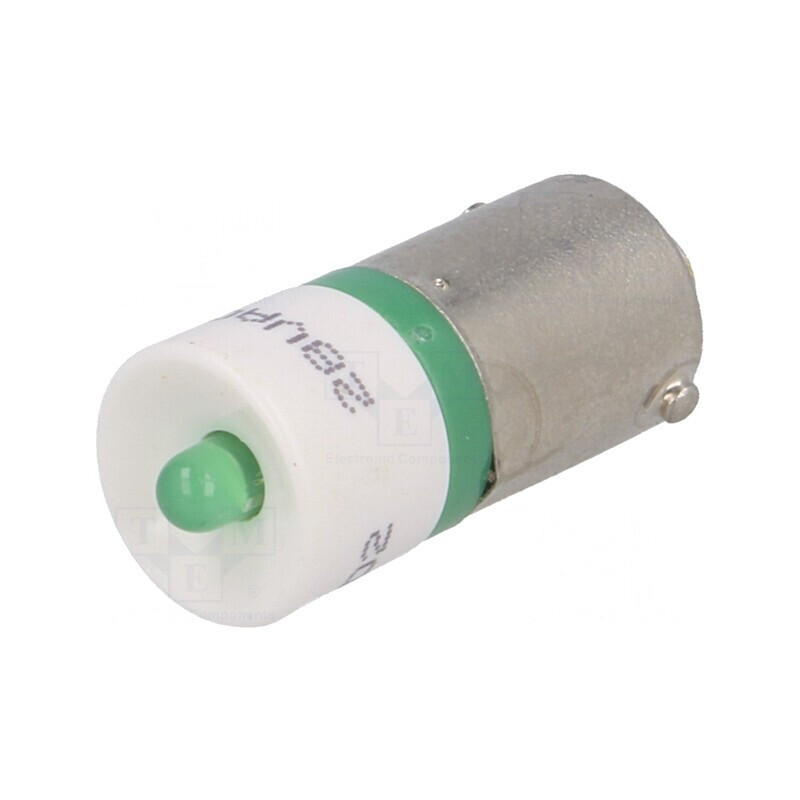 Lampă LED verde 28V BA9S | Electronic-mag.ro | Componente Electronice