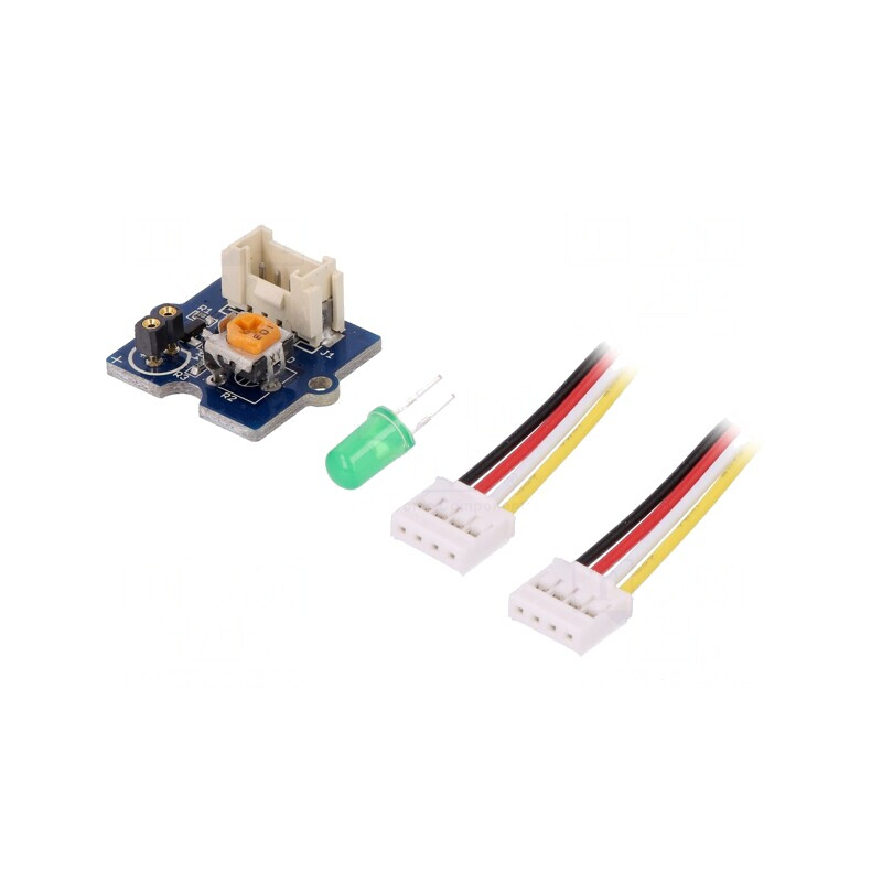 Modul LED Verde 5mm Grove Interface | Electronic-mag.ro | Componente Electronice