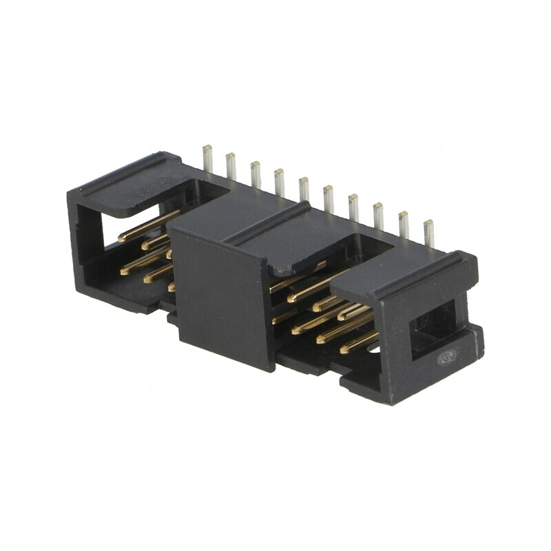 Soclu IDC Tată 20 PIN Vertical Aurit 2,54mm | Electronic-mag.ro | Componente Electronice