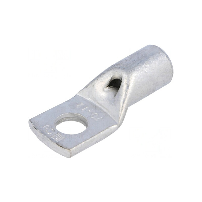 Vârf Inelar Tubular M12 Crimpat pe Cablul Cositorit 70mm2 | Electronic-mag.ro | Componente Electronice