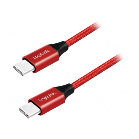 Cablu USB C 2.0 1m Roșu | Electronic-mag.ro | Componente Electronice