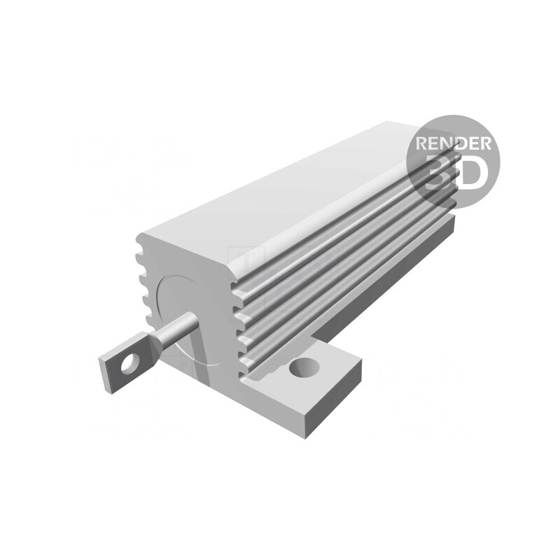 Rezistor Bobinat 1kΩ 50W Radiator | Electronic-mag.ro | Componente Electronice