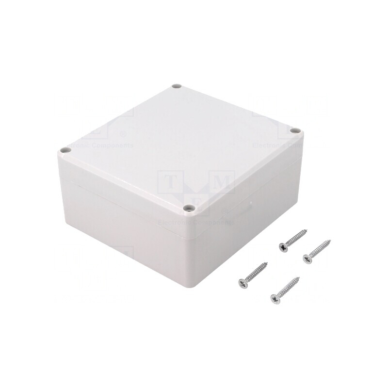 Carcasă universală polistiren gri 115x125x58 mm | Electronic-mag.ro | Componente Electronice