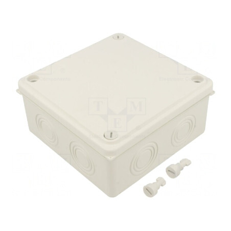 Cutie de conexiuni pentru perete 125x125x50 mm | Electronic-mag.ro | Componente Electronice