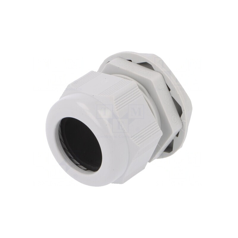 Garnitură de etanșare IP68 poliamidă gri deschis M40 1,5 | Electronic-mag.ro | Componente Electronice
