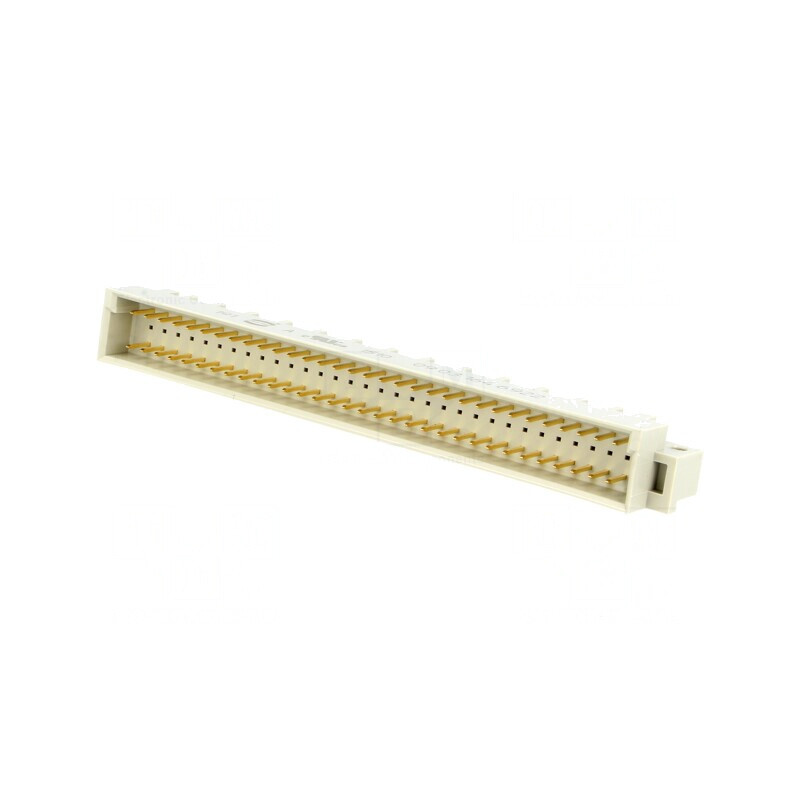 Soclu DIN 41612 tip C tată 64 pini THT drept termoplast | Electronic-mag.ro | Componente Electronice
