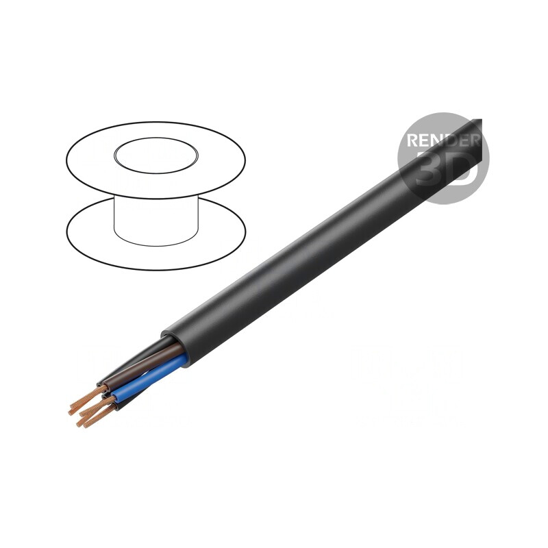 Cablu ÖLFLEX® ROBUST 210 5x1mm2 Neecranat 300V/500V Cu | Electronic-mag.ro | Componente Electronice