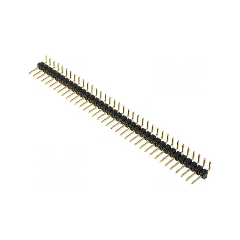 Conector pini 36 pini unghi 90° 2,54mm THT | Electronic-mag.ro | Componente Electronice