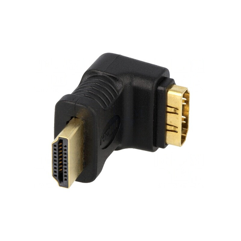 Adaptor HDMI în unghi de 90° - Negru | Electronic-mag.ro | Componente Electronice