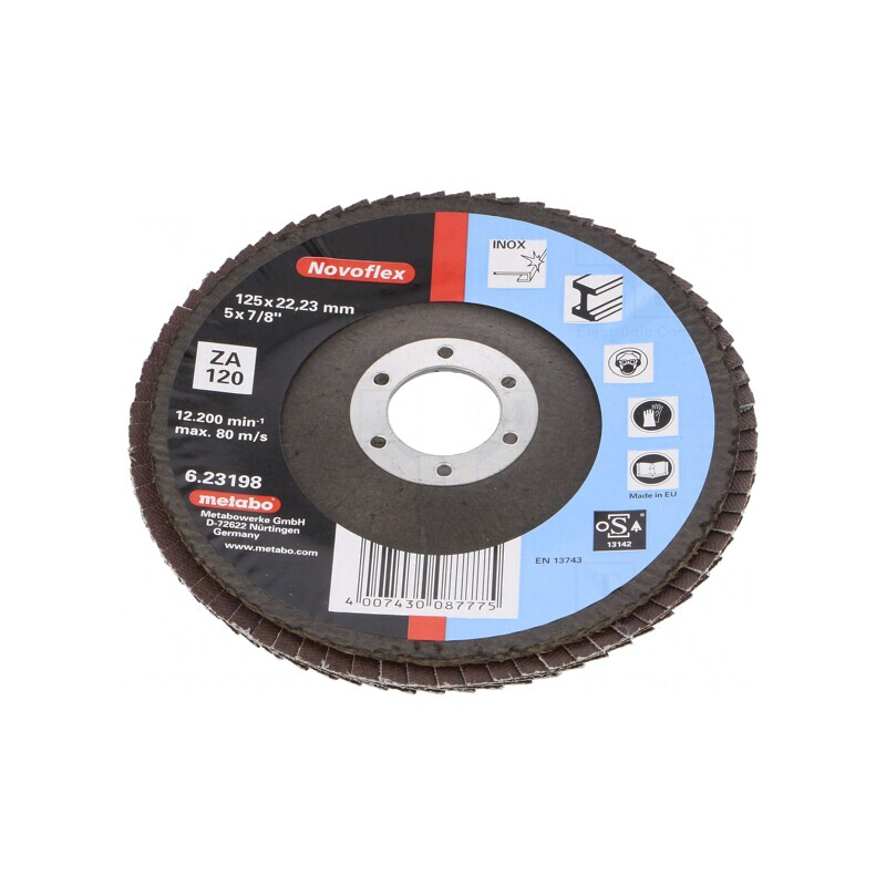 Disc de șlefuit cu lambouri 125mm 22,23mm | Electronic-mag.ro | Componente Electronice Disc de șlefuit cu lambouri 125mm 22,23mm | Electronic-mag.ro | Componente Electronice