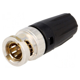 Mufă BNC Tată Ecranat cu Manșon 75Ω | Electronic-mag.ro | Componente Electronice