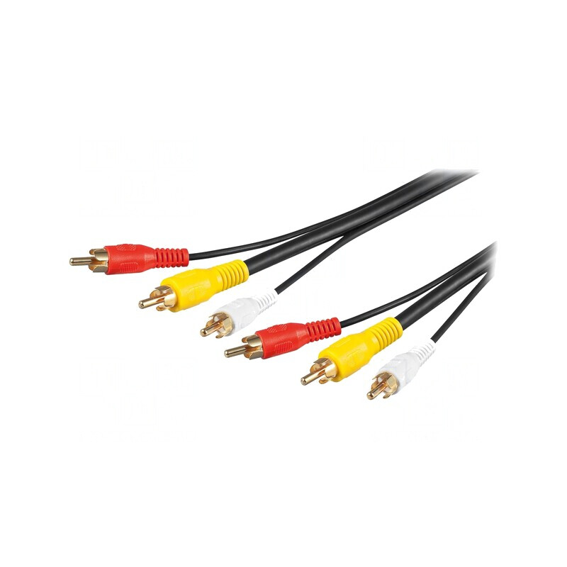 Cablu RCA 3 Mufe Aurite 5m | Electronic-mag.ro | Componente Electronice Cablu RCA 3 Mufe Aurite 5m | Electronic-mag.ro | Componente Electronice