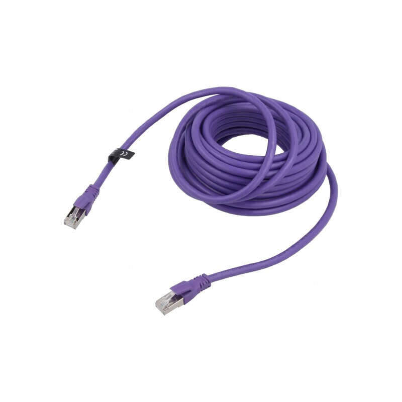 Patch cord S/FTP Cat6a PVC Violet 2m | Electronic-mag.ro | Componente Electronice