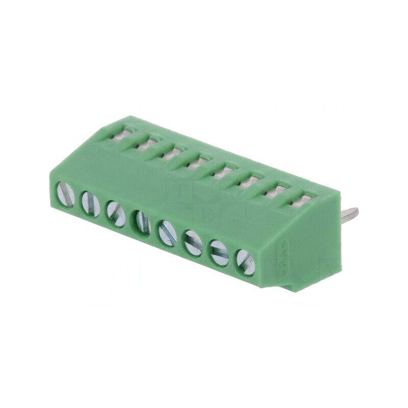 Regletă Conexiuni PCB 90° 2,54mm 8 Piste 6A | Electronic-mag.ro | Componente Electronice