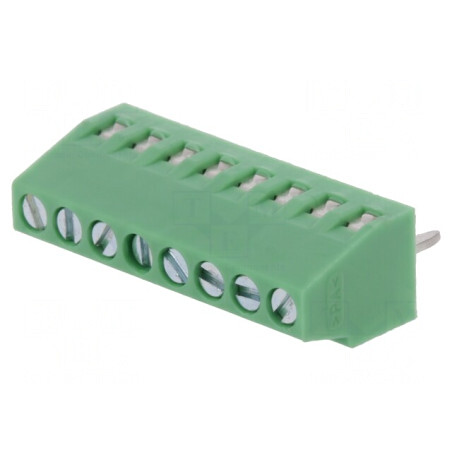 Regletă Conexiuni PCB 90° 2,54mm 8 Piste 6A | Electronic-mag.ro | Componente Electronice