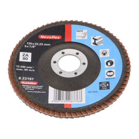 Disc de șlefuit cu lambouri 125mm 22,23mm | Electronic-mag.ro | Componente Electronice