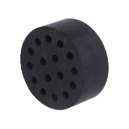 Insert Ppresetupă 6mm Cauciuc NBR 16 Orificii | Electronic-mag.ro | Componente Electronice