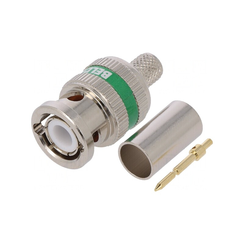 Mufă BNC tată 75Ω RG6 crimpat aurit | Electronic-mag.ro | Componente Electronice Mufă BNC tată 75Ω RG6 crimpat aurit | Electronic-mag.ro | Componente Electronice