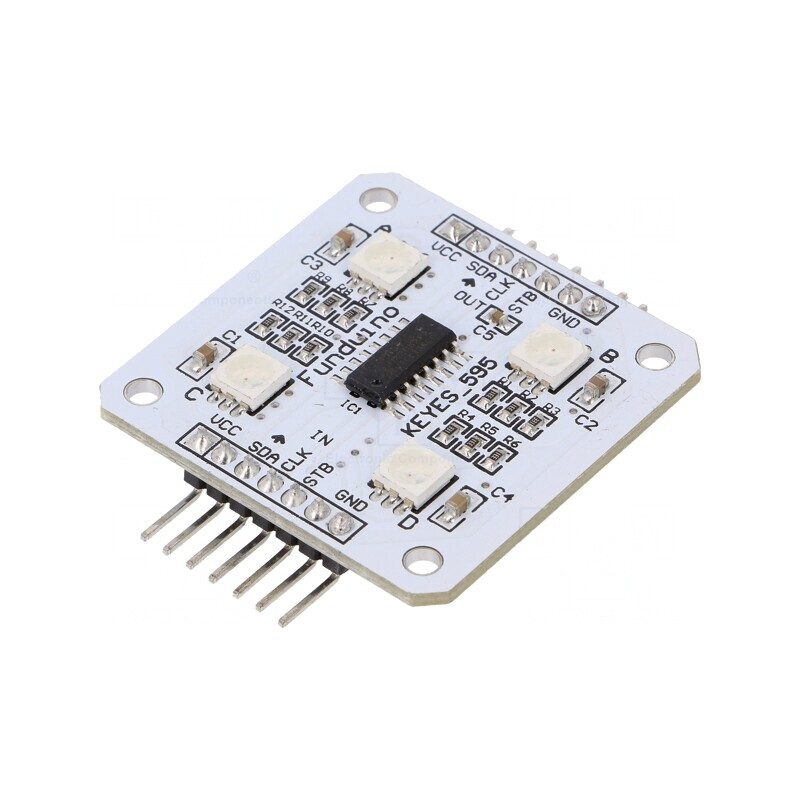 Modul LED RGB 5050 cu 4 diode pentru Arduino | Electronic-mag.ro | Componente Electronice Modul LED RGB 5050 cu 4 diode pentru Arduino | Electronic-mag.ro | Componente Electronice