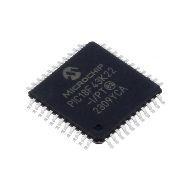 Microcontroler PIC18 SMD TQFP44 64MHz 2,3-5,5VDC | Electronic-mag.ro | Componente Electronice