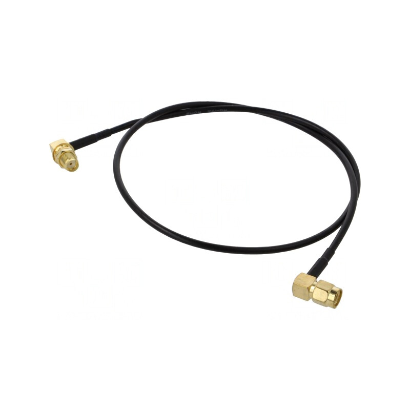 Cablu RP-SMA Tată la SMA Soclu Negru în Unghi 0,5m 50Ω | Electronic-mag.ro | Componente Electronice Cablu RP-SMA Tată la SMA Soclu Negru în Unghi 0,5m 50Ω | Electronic-mag.ro | Componente Electronice