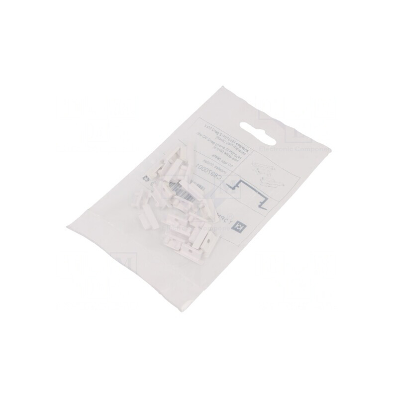 Obturator LED Profil Alb 20 Bucăți ABS | Electronic-mag.ro | Componente Electronice