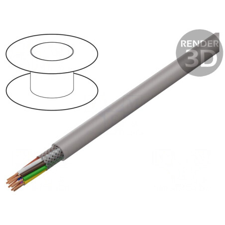 Cablu UNITRONIC LiHCH 10x0,25mm2 Gri-Bej 60V | Electronic-mag.ro | Componente Electronice