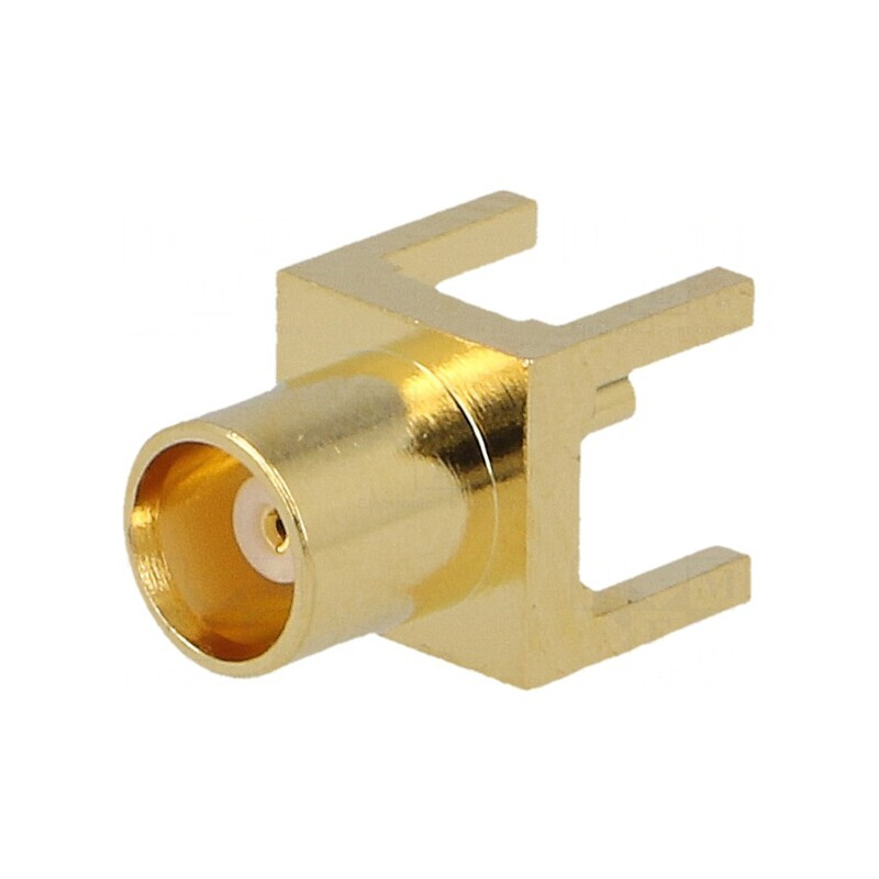Soclu MCX Mamă Drept 50Ω Aurit PTFE | Electronic-mag.ro | Componente Electronice
