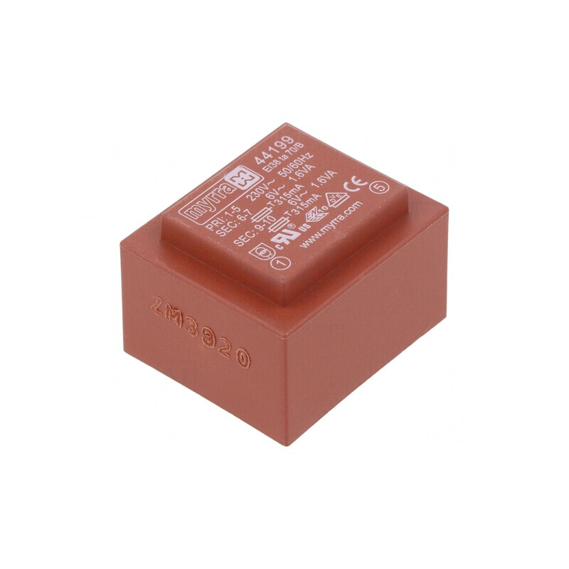 Transformator Încapsulat 3,2VA 230V 6V PCB | Electronic-mag.ro | Componente Electronice