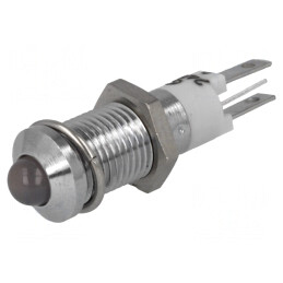 Lampă de control LED roşie/verde 24-28VDC Ø8.2mm IP40 | Electronic-mag.ro | Componente Electronice
