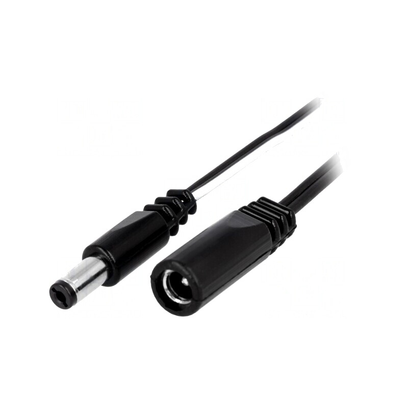 Cablu Prelungitor DC 5,5/2,1 Negru 2x0,5mm2 | Electronic-mag.ro | Componente Electronice Cablu Prelungitor DC 5,5/2,1 Negru 2x0,5mm2 | Electronic-mag.ro | Componente Electronice