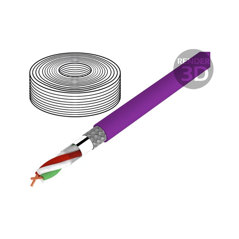 Cablu Chainflex CF888 2x0,25mm2 pentru Transmitere Date | Electronic-mag.ro | Componente Electronice