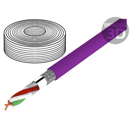 Cablu Chainflex CF888 2x0,25mm2 pentru Transmitere Date | Electronic-mag.ro | Componente Electronice