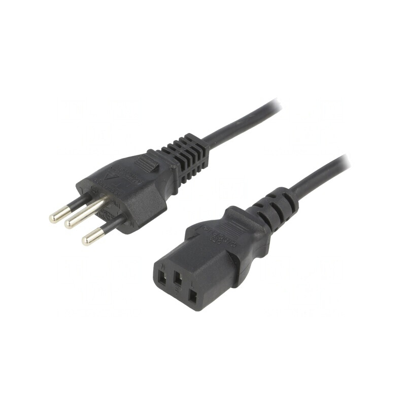 Cablu Alimentare 1.8m IEC C13 3x0.75mm2 | Electronic-mag.ro | Componente Electronice