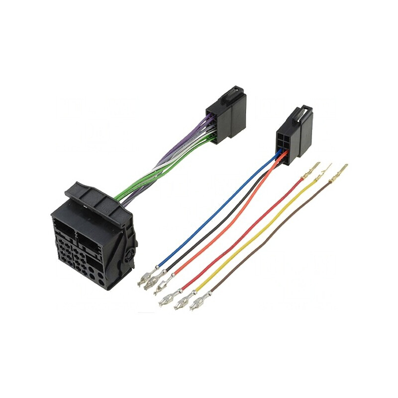 Conector Radio ISO Quadlock 16 Pin | Electronic-mag.ro | Componente Electronice