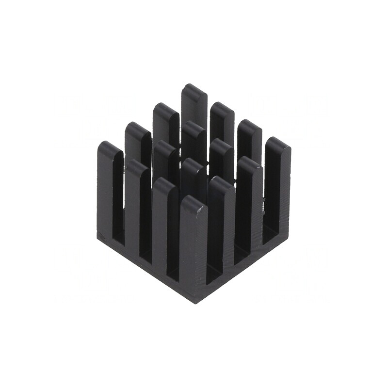 Radiator Extrudat Negru 15x15x14mm | Electronic-mag.ro | Componente Electronice Radiator Extrudat Negru 15x15x14mm | Electronic-mag.ro | Componente Electronice