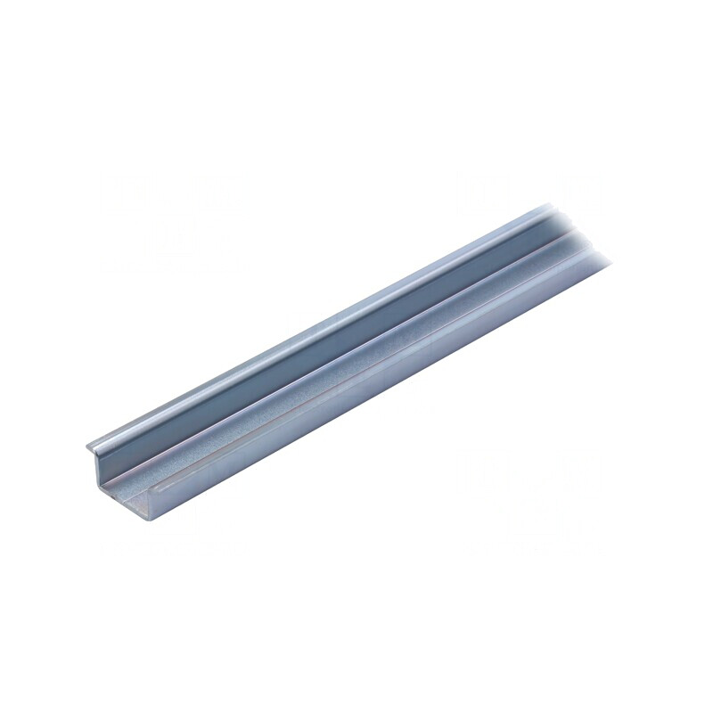 Şină DIN TS35 oţel zincat 1m 15mm profil | Electronic-mag.ro | Componente Electronice