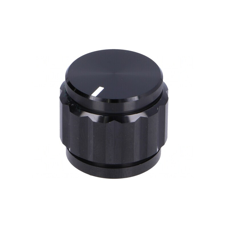Buton rotativ aluminiu 6,35mm 22x19mm | Electronic-mag.ro | Componente Electronice