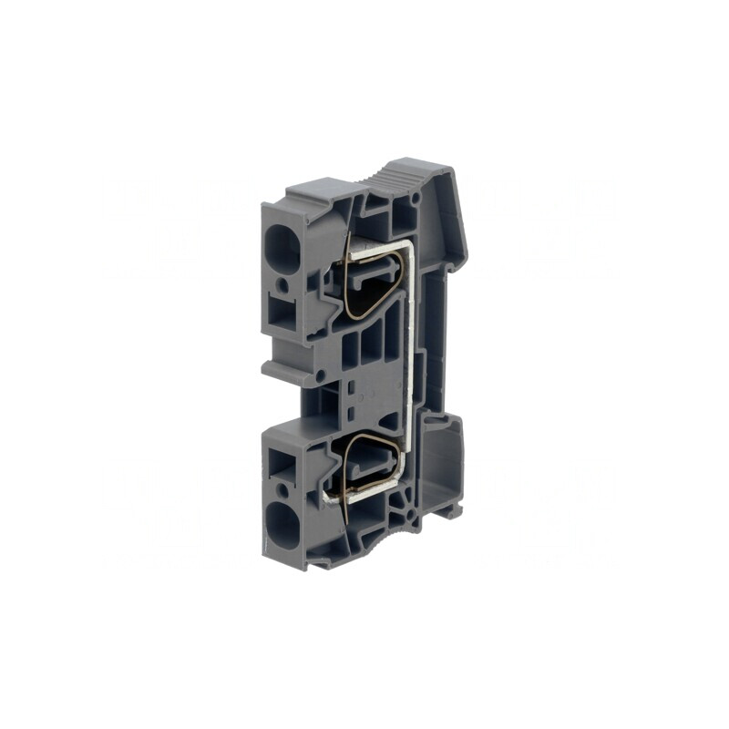 Conector Șine 0.2-16mm² 2 Borne Gri TS35 | Electronic-mag.ro | Componente Electronice