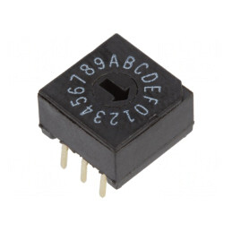 Întrerupător Codificare HEX/BCD 10 Poz THT 50mΩ | Electronic-mag.ro | Componente Electronice