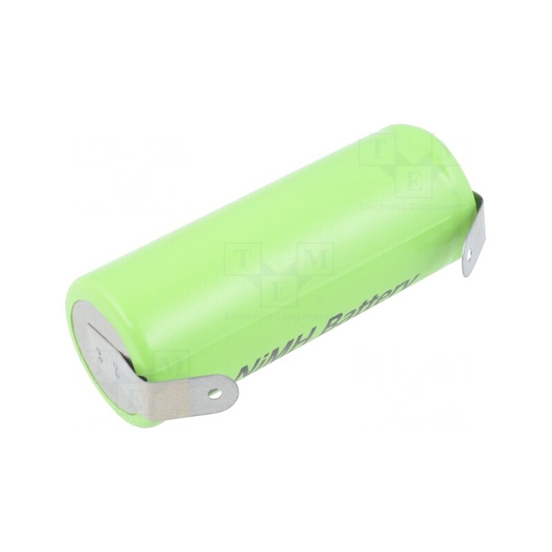 Baterie Ni-MH 1.2V 2100mAh cu Urechi pentru Lipire | Electronic-mag.ro | Componente Electronice